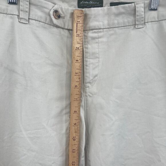 Eddie Bauer Mercer Fit Chino Khaki Pants Beige Cotton Stretch Women’s 14 - Picture 10 of 11